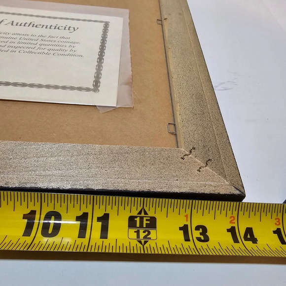 A Year In Time Celebration Wall Frame Collection 1966 With COA 14" × 16" - Picture 8 of 9